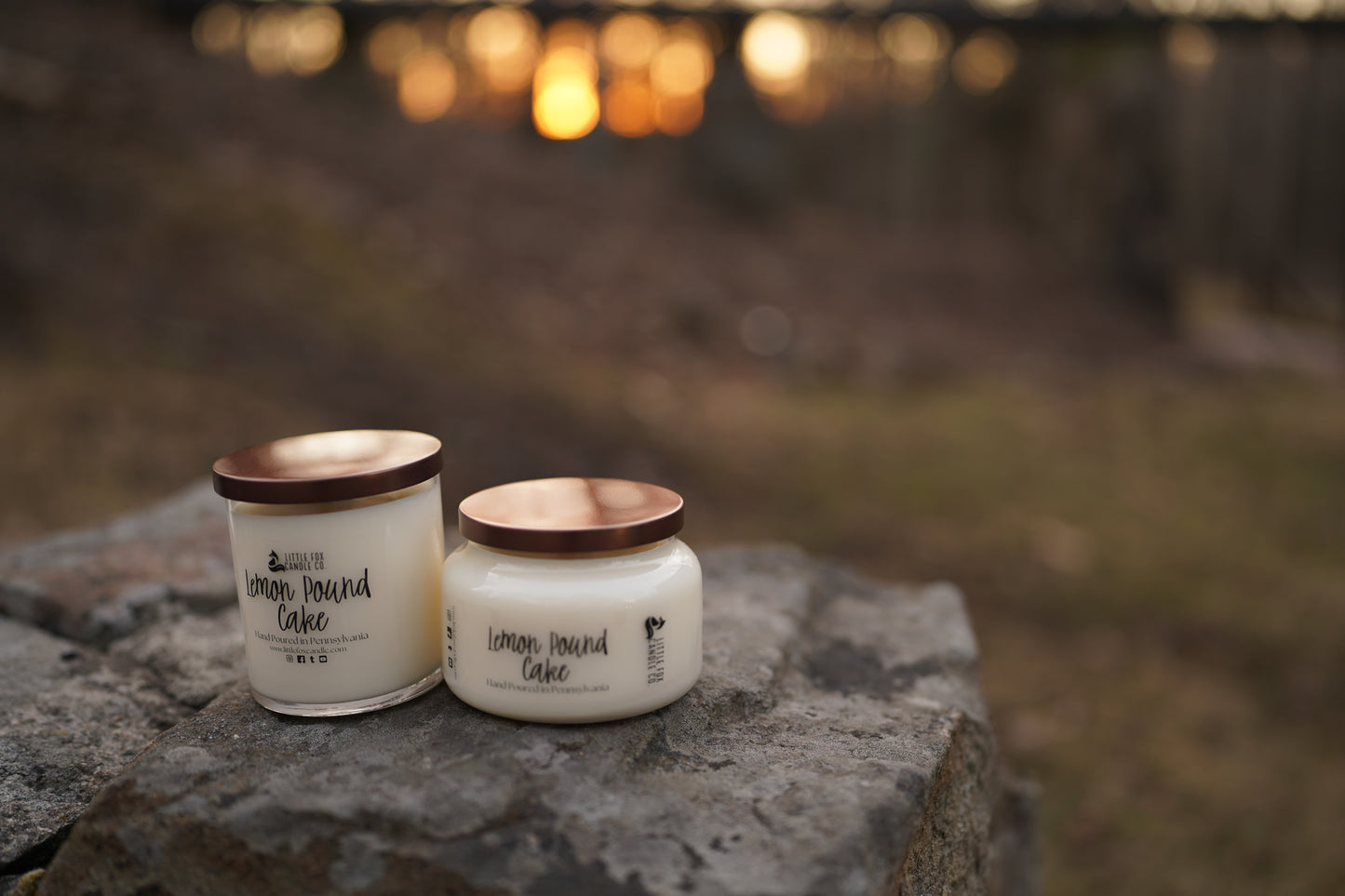 Lemon Pound Cake Wooden Wick Candle