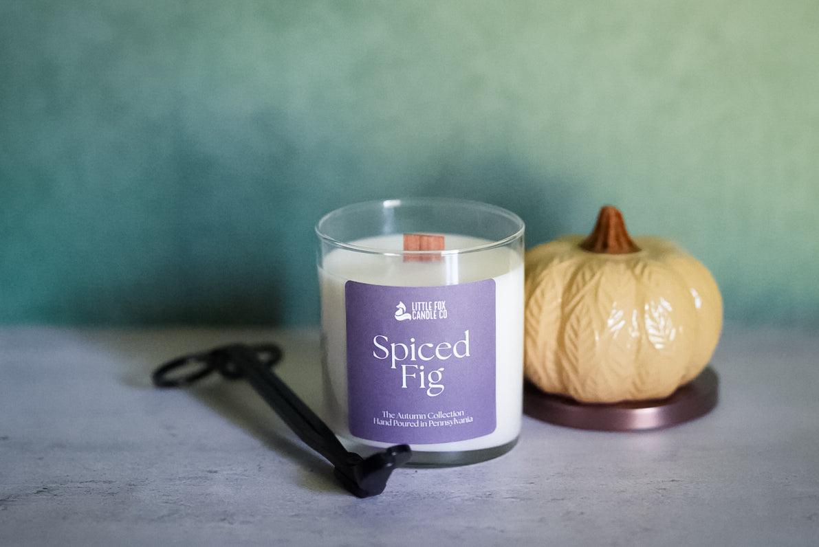 Spiced Fig Wooden Wick Candle