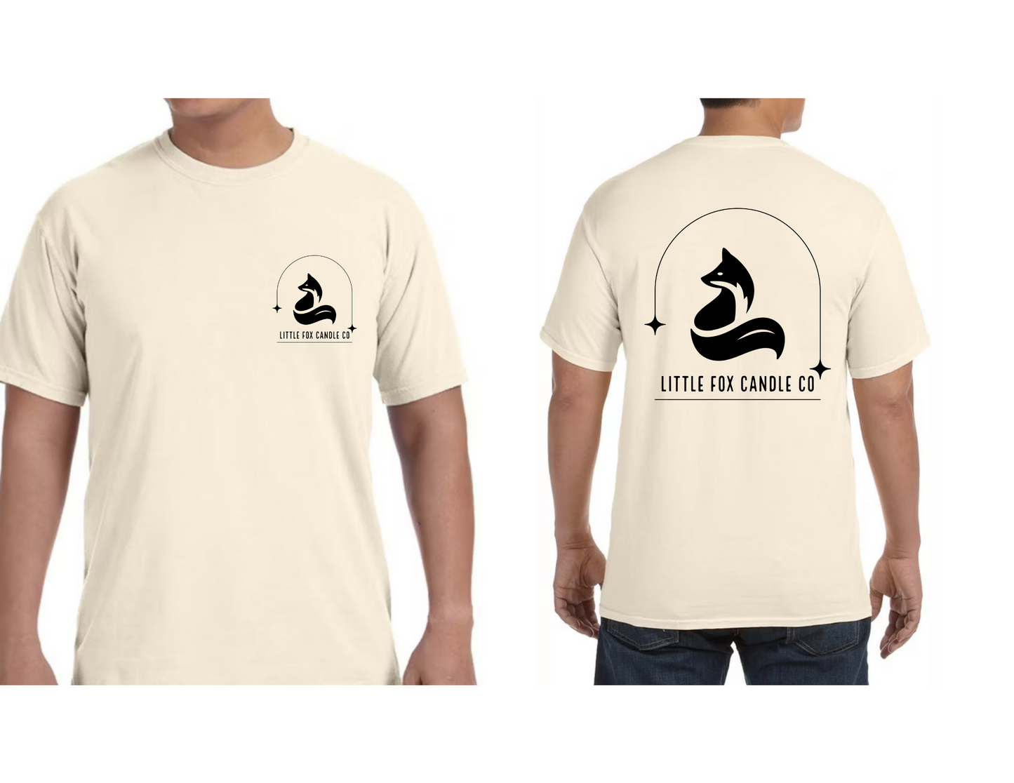 Little Fox Candle Co Tee - Ivory