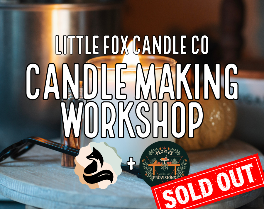 11/19/26 Pour-It-Forward Candle Workshop @ People's Provisions