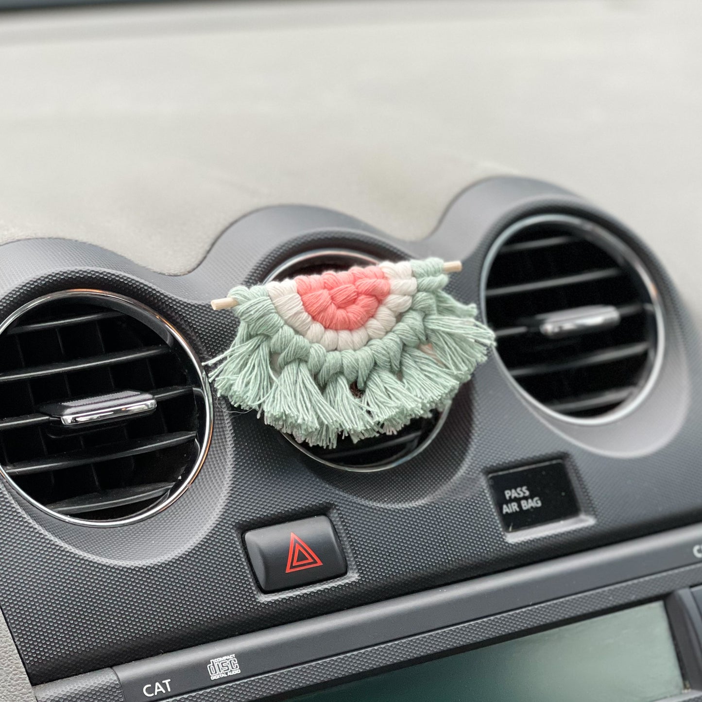 Cactus Flower & Jade Macrame Car Diffuser Clip Bundle