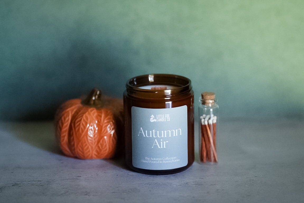 Autumn Air Wooden Wick Candle