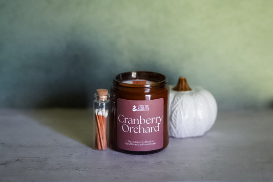 Cranberry Orchard Wooden Wick Candle