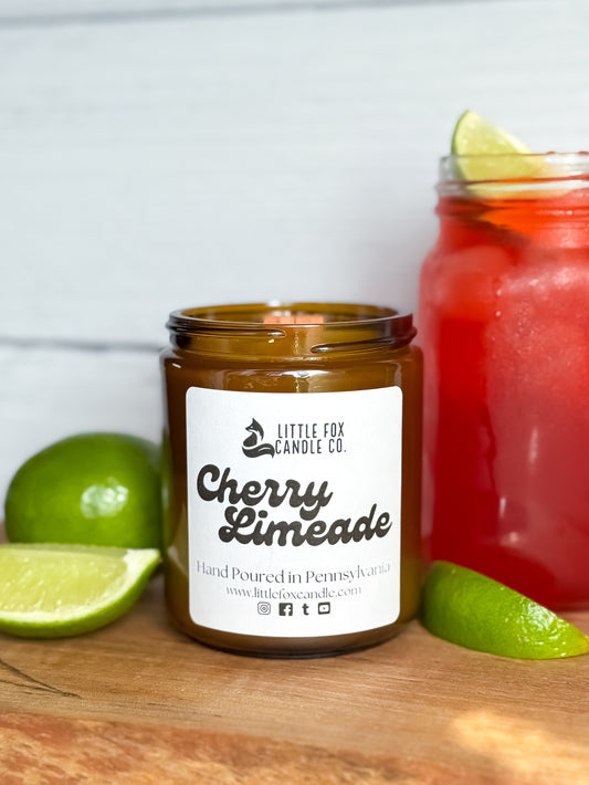 Cherry Limeade Wooden Wick Candle