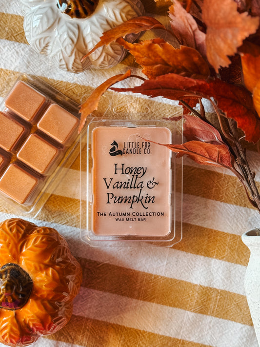 Honey Vanilla & Pumpkin Wax Melt Bar