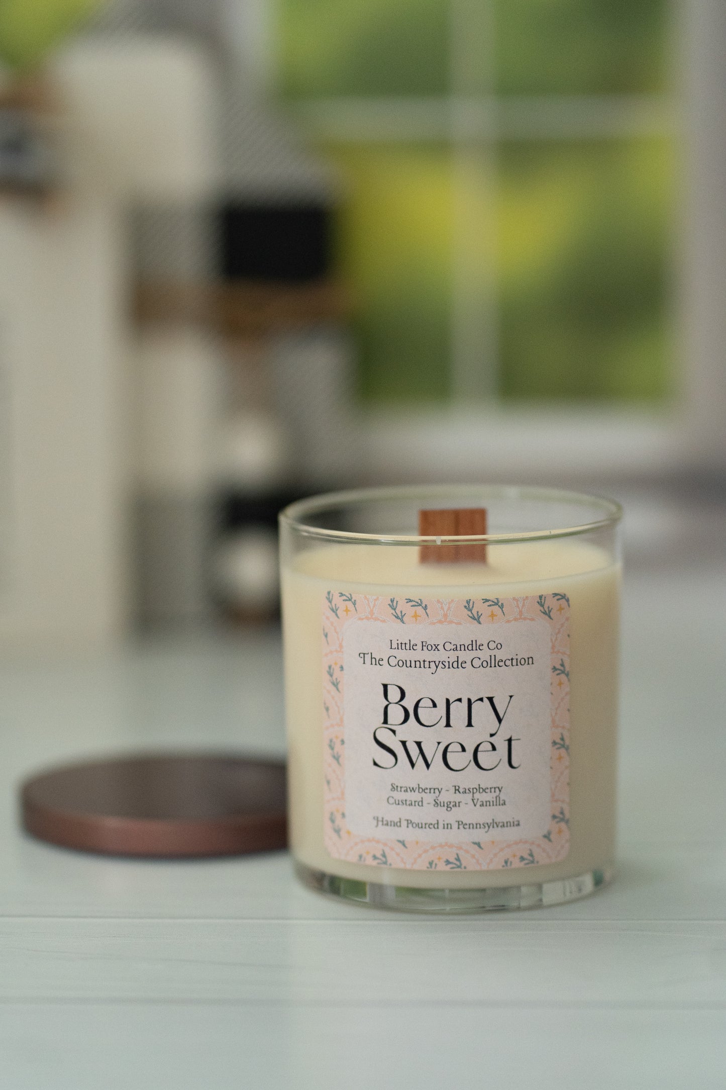 Berry Sweet Wooden Wick Candle