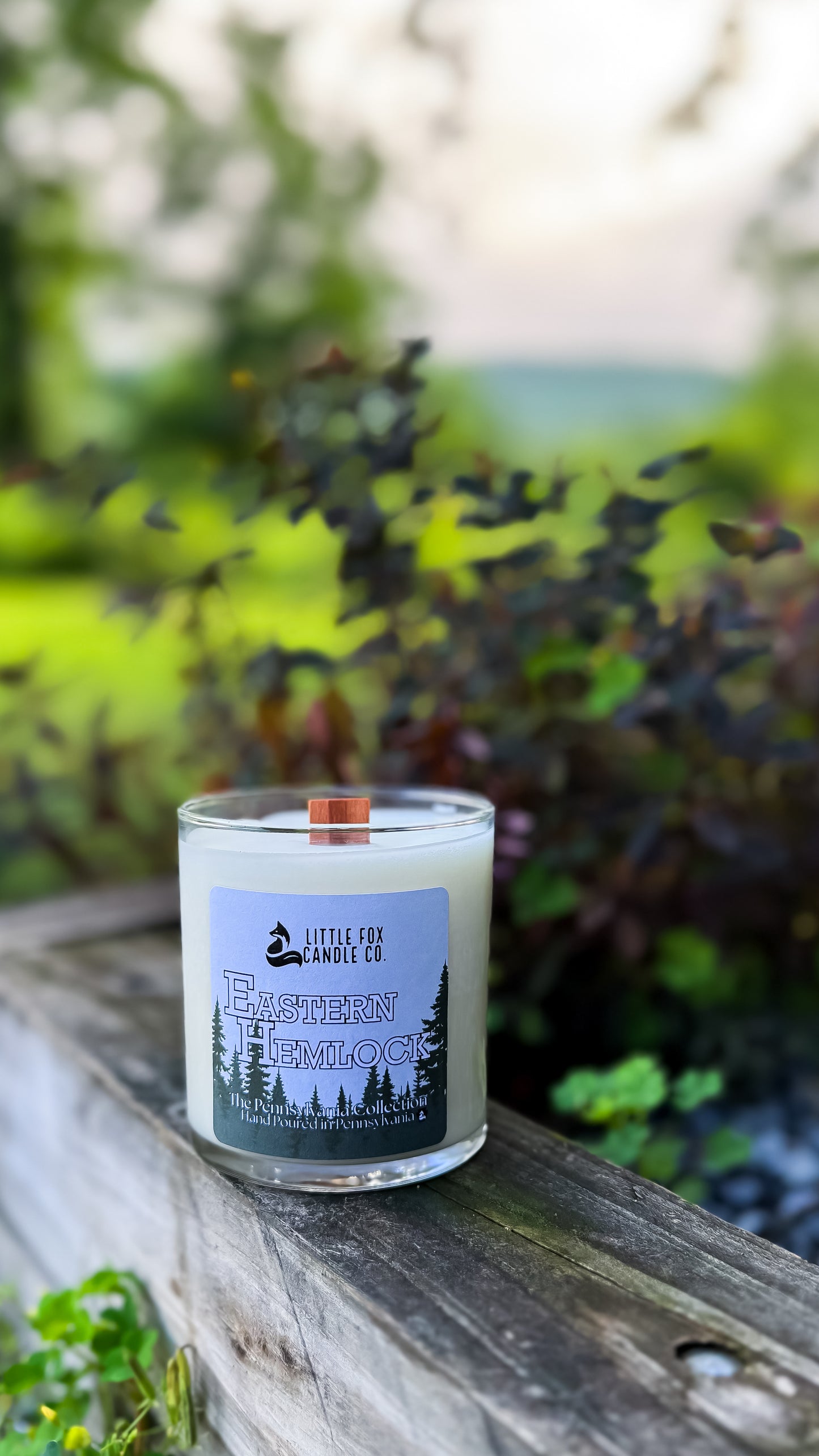 Eastern Hemlock Wooden Wick Candle