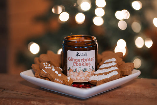 Gingerbread Cookies Wooden Wick Candle
