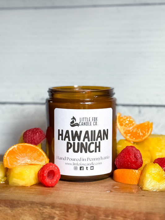 Hawaiian Punch Wooden Wick Candle